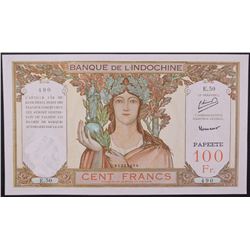 Tahiti 100 Francs Note