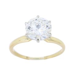14KT Yellow Gold 2.01ct Diamond Ring