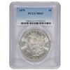 Image 1 : 1879 $1 Morgan Silver Dollar Coin PCGS MS63