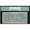 Image 2 : 1864 $10 Confederate States of America Note PCGS 62