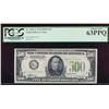 Image 1 : 1934 $500 Chicago Federal Reserve Note PCGS 63PPQ