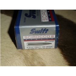 1 box Swift Sirocco 6.5mm Bullets