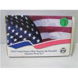 2010 United States Mint America the Beautfiul Quarter Set
