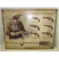 Smith & Wesson Standar of the world metal sign (repro)