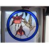 Image 1 : Hummingbird stainglass sign - lead fram 13x13