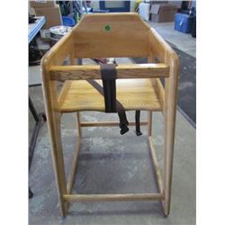 Oak Highchair 29.5"