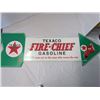 Image 1 : Texaco Fire Chief Gasoline metal sign 27x29 (REPRO)