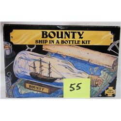 bounty' ship in a bottle kit