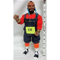 1983 A-team 'Mr.T' 12" jointed doll