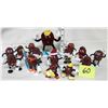 Image 1 : assorted 1987 California Raisins figures