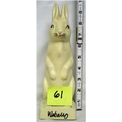 Vintage 1970's Wabasso rabbit coin bank