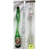 Image 1 : Pepsi and 7Up stretched soda bottles