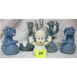 5- 1995 Casper the ghost glow-in-the-dark figures