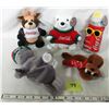 Image 1 : 5- 1988 Coke coca-cola plush dolls
