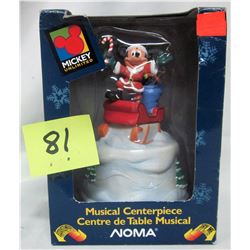 new Noma Disney musical mickey ornament "here comes Santa"