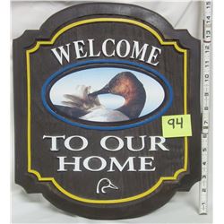 Ducks Unlimited ornate plaque