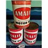 Image 1 : 3 Amalie 1 quart oil tins