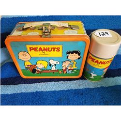 1959 Peanuts Lunch Box with Original Thermos