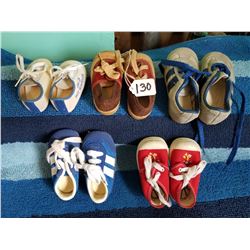 5 Pair New/Old Stock Childs Runners