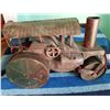Image 1 : 1930s Pressed Steel Steam Roller 20" lon by 13" tall