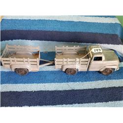 Hubley Truck + Trailer Combo 21" Long