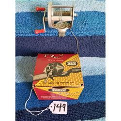 Vintage Zebco Reel Box and Compac Reel