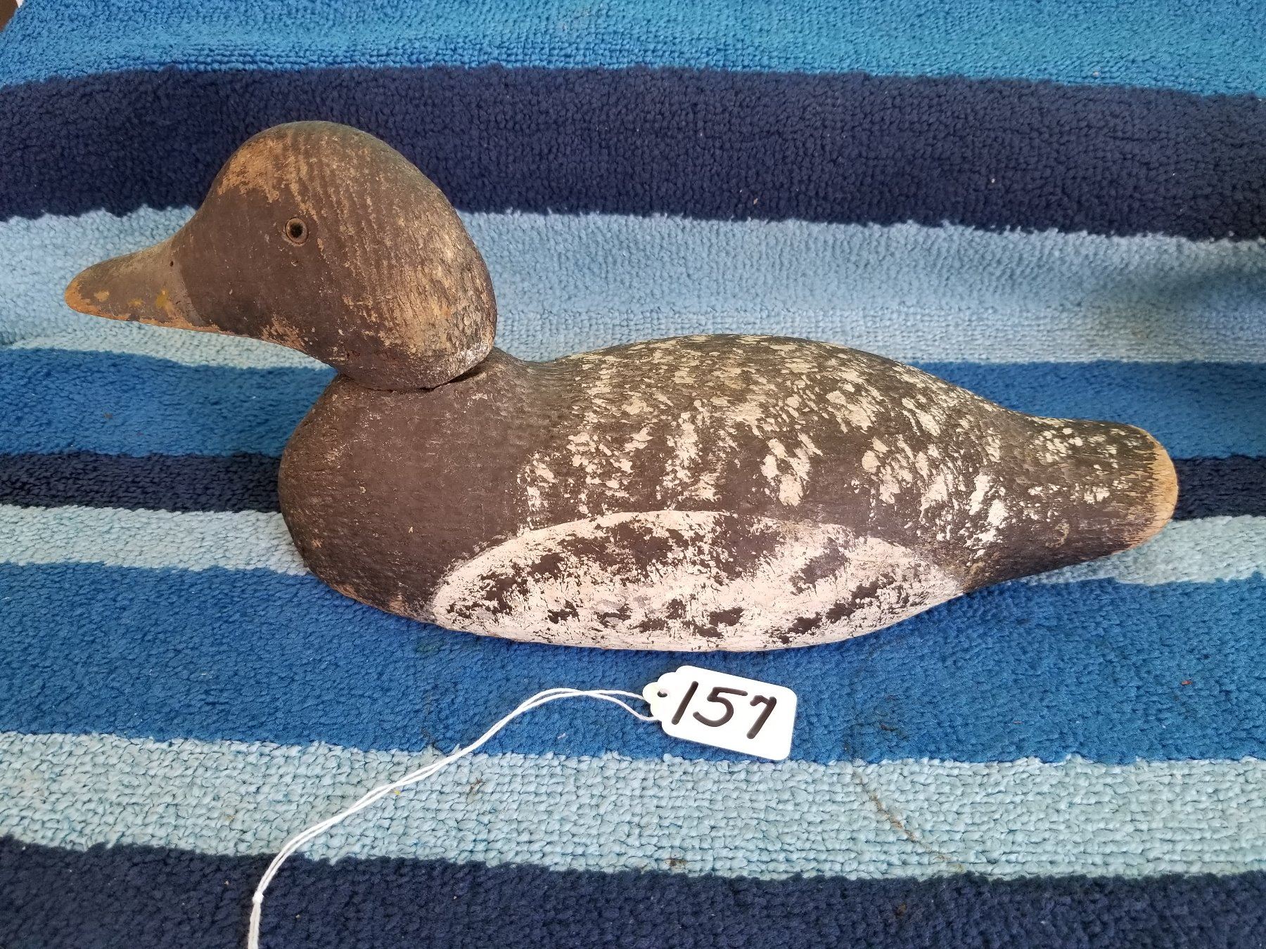Wooden Duck Decoy-Original Paint 14" long