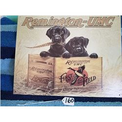 Remington Black Lab Sign 16"x12" Repro