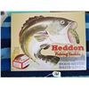 Image 1 : Heddon Fishing Tackle Sign 16"12" Repro