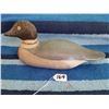 Image 1 : Vintage Wooden Duck Decoy14" long Original Paint