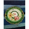 Image 1 : Handled Cake Plate Hand Painted Germany