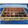 Image 1 : Wooden Pepsi Crate 1960s 24 bottles