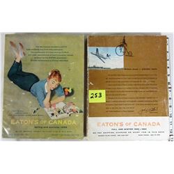 2 1959 T. Eaton Co. of Canada catalogues Spring/Summer & Fall/Winter