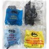 Image 4 : 4 1995 McDonalds Batman returns glass mugs. 4 Batman happy meal toys.