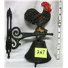 Image 1 : Rooster bell with ornate bracket