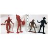 Image 2 : vintage hard plastic Marx cowboy & indian figures