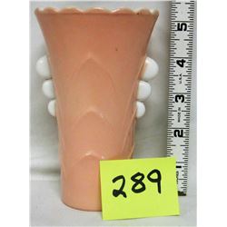 Pink art deco vase