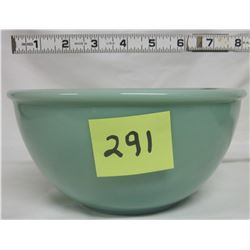 NEW Anchor Hocking Fire King 2000 Jade-ite green 8 inch ribbed mixing bowl.