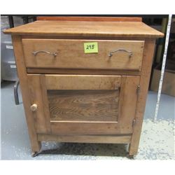 Vintage wooden wash stand