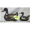 Image 1 : 2 Pewter duck, brass inlay candy dish, trinket box.