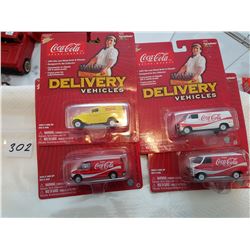 Johnny lightning Coca Cola 4 cars