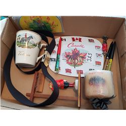 RCMP lot with belt buckle