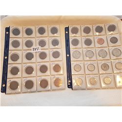 Coin lot - Older foreigner, British, and French