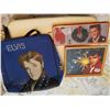 Image 1 : Elvis memrobilia, picture and bag