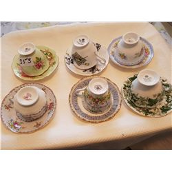 6 Royal albert cups/saucers