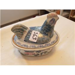 1 large hen on the nest