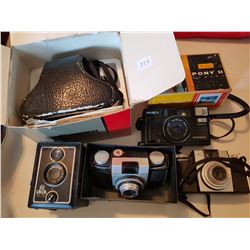 5 old cameras