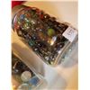 Image 2 : 2 jars of marbles lots of large size