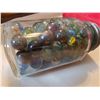 Image 3 : 2 jars of marbles lots of large size