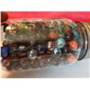 Image 5 : 2 jars of marbles lots of large size